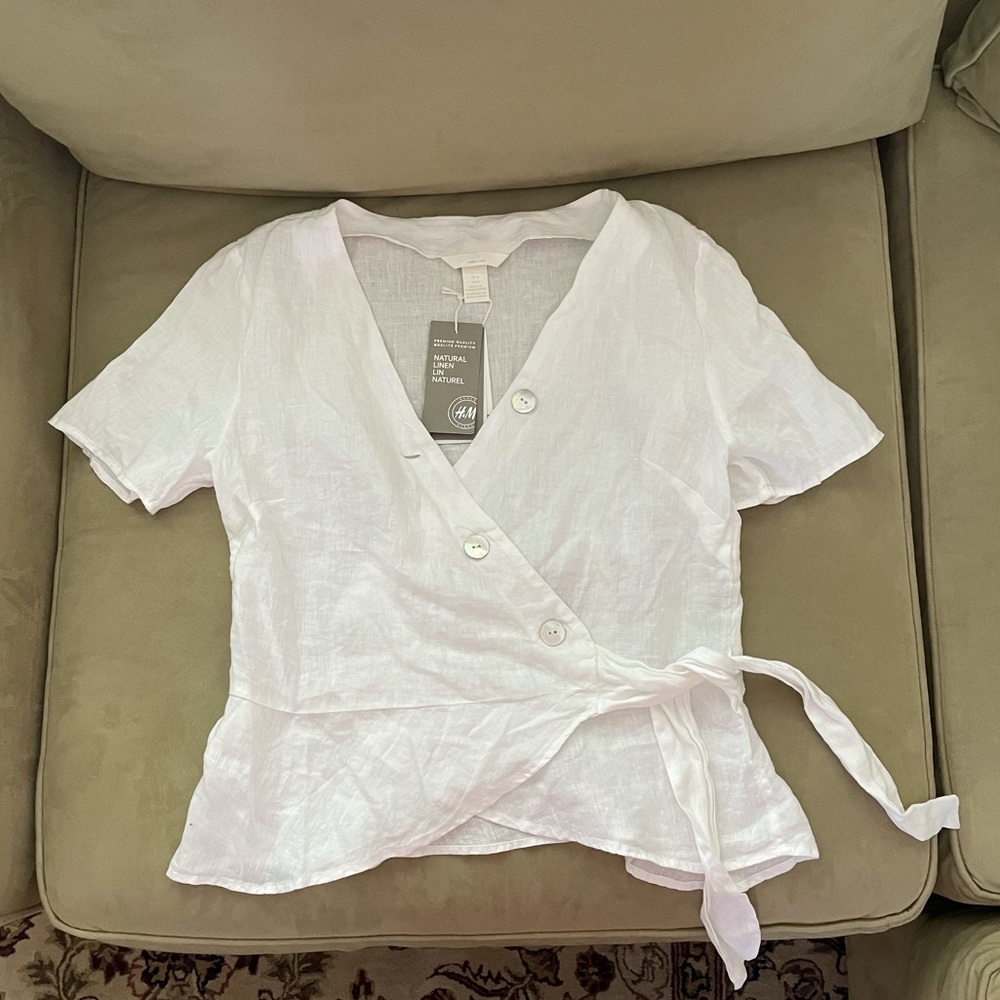 White Linen Top!